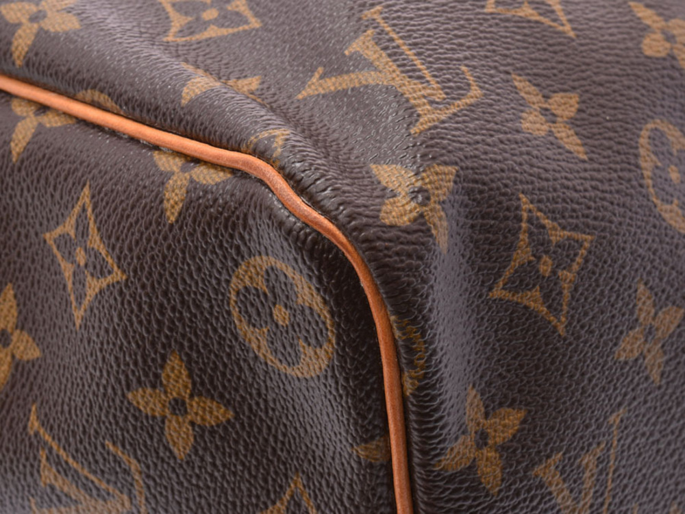 Louis Vuitton Brown Bag Leather Keepall Strap Boston Monogram - Picture 6 of 9